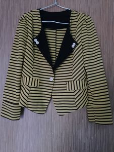 Stripe Blazer
