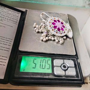 Pure Silver Saree Waist key, चटका, कमरबंद(51.05Gm)