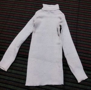 White Turtleneck Sweater