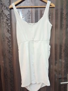 Shein White Bodycon Mini Dress