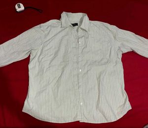 Striped White Shirt