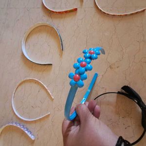 8 Mixed Premium Hairbands Set For Kids 4 To 6 Yrs