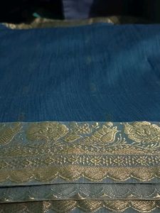 Elegant Blue Saree