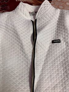 White Quilted Jacket