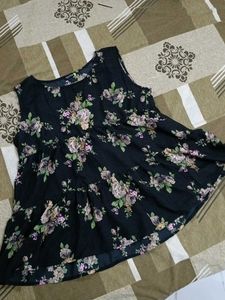Tokyo Talkies Floral Print Long Top Xl