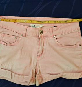 Girls H&amp;M Pink Denim Shorts