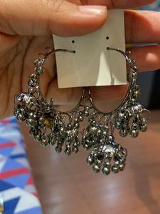Hoop Jhumka Earrings