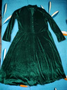 Velvet Anarkali Dress