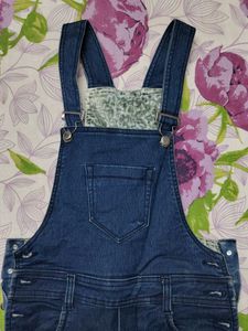 ✨Navy Blue Denim Dungarees