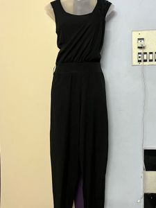 Vero Moda Branded Black Jumpsuit - Size L