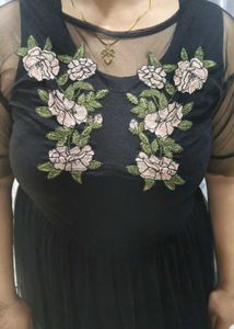 black net dress