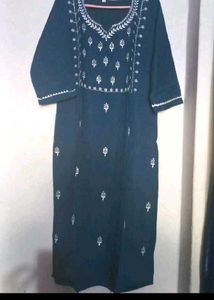Kurta With Dupatta And Bottomwear.   Size M