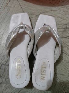 Cute Silver Flipflops