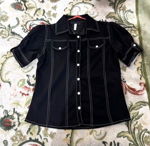 🖤Black Co-Ord Set with Contrast Stitch 🖤