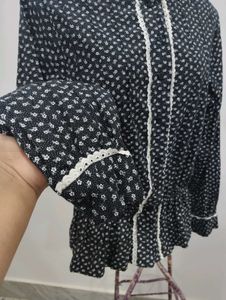 Vintage Floral Blouse