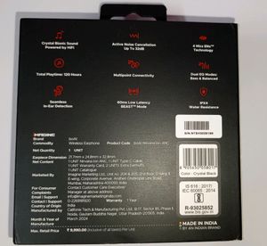 Premium Earbuds Boat Nirvana Ion ANC Worth 2500₹