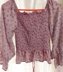 Floral Long Sleeve Top