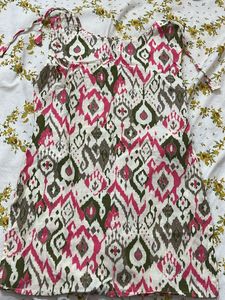 Patterned Short Kurta