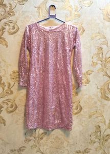 Sequin Party Wear Dress.Size 34.Length 34.