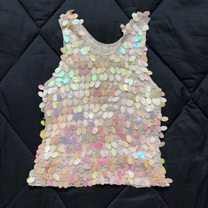 Pearlescent Sequin Cami