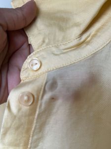 H&amp;M New Yellow Shirt With One Small Defect