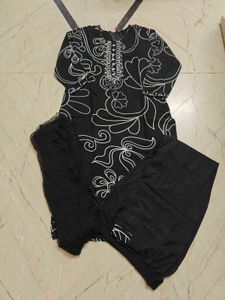 Kurta Gajji Silk With Pant N Dupatta