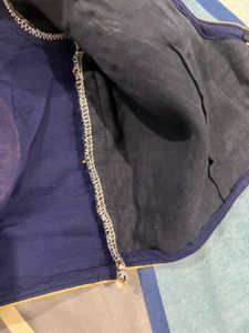 Dark Blue Padded Heavy Blouse For saree.