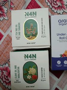 Face Moisturizer, Sunscreen &amp; Underarm Roll On