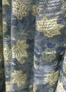 S22 Flowers Design Saree With Blouse