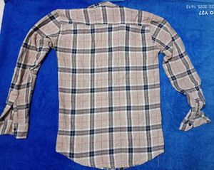 Mens Checked Printed Shirt With Full Sleeves