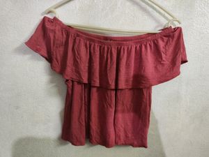 Women Peach Colour Top