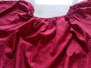 Maroon Off-Shoulder Top