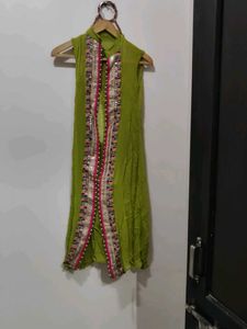Round Kurti With Jacket