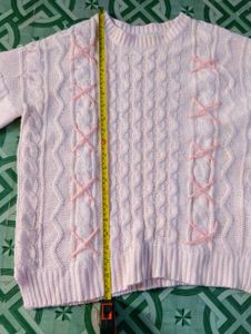 SALE❗ Pink Coquette Cable- Knit Sweater /Pullove