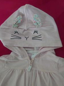 Bunny Zip Up Hoodie
