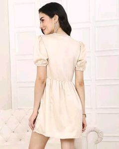 Cute Bow-Accented Mini Dress