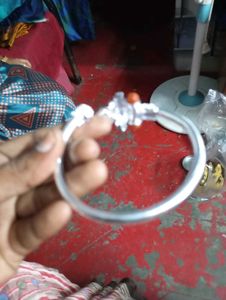 Silver Lord Murugan  Bracelet