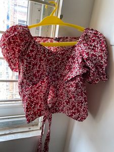 Red New Crop Top