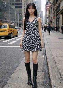 Floral Print Mini Dress