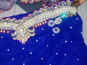 Zardozi Pearl Work Saree With Patticote Rarely Us
