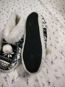 Warm Fur Closed Shoes