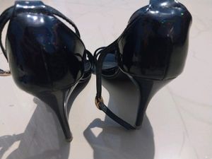 Pencil Black Heels Size 35