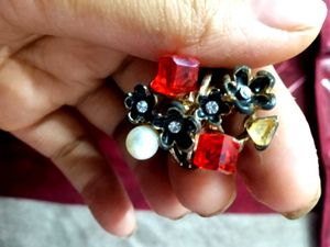 Floral Gemstone Ring