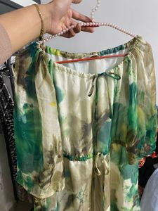 Green Patterned Dress