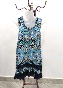 Mini Flared Ruffle Dress