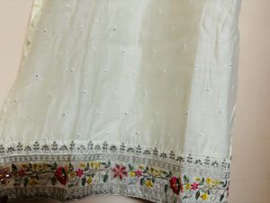 Price Drop 1050 Fixed  Cream Work Kurta Set