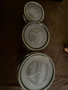 3 Plastic Air Tight Boxes