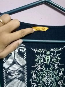 Aurelia Navy Blue Kurta