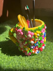 Soft Clay DIY Mug Pen Holder