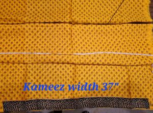 UNSTITCHED CHANDERI SALWAR KAMEEZ SUIT